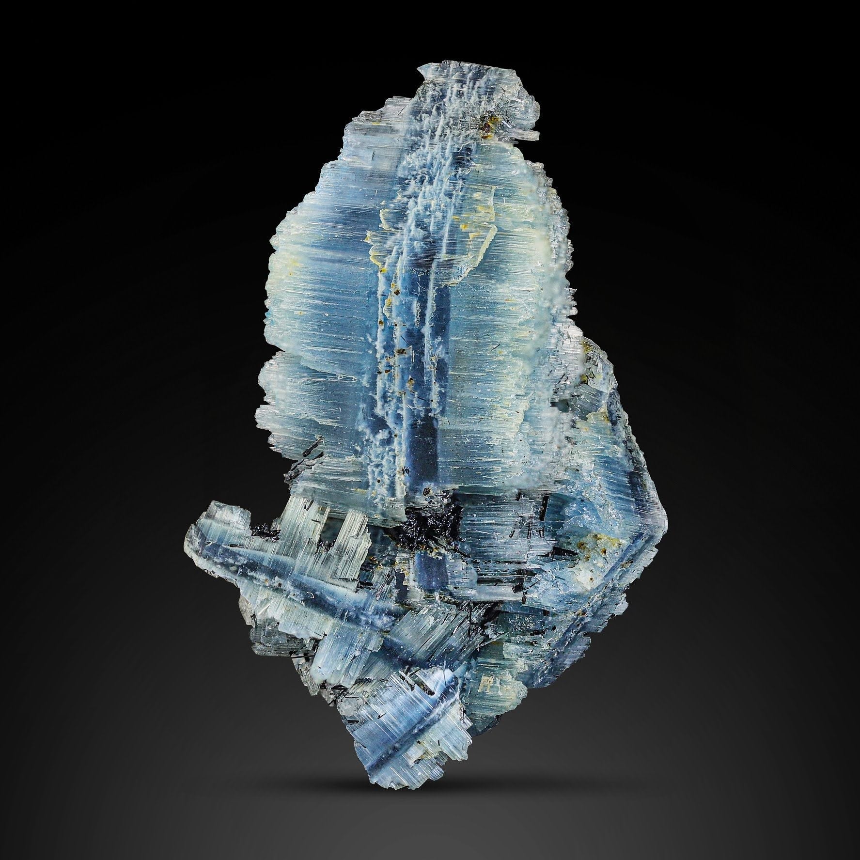 Rare Vorobyevite Alkali Blue Beryl Crystals On Matrix From Afghanistan