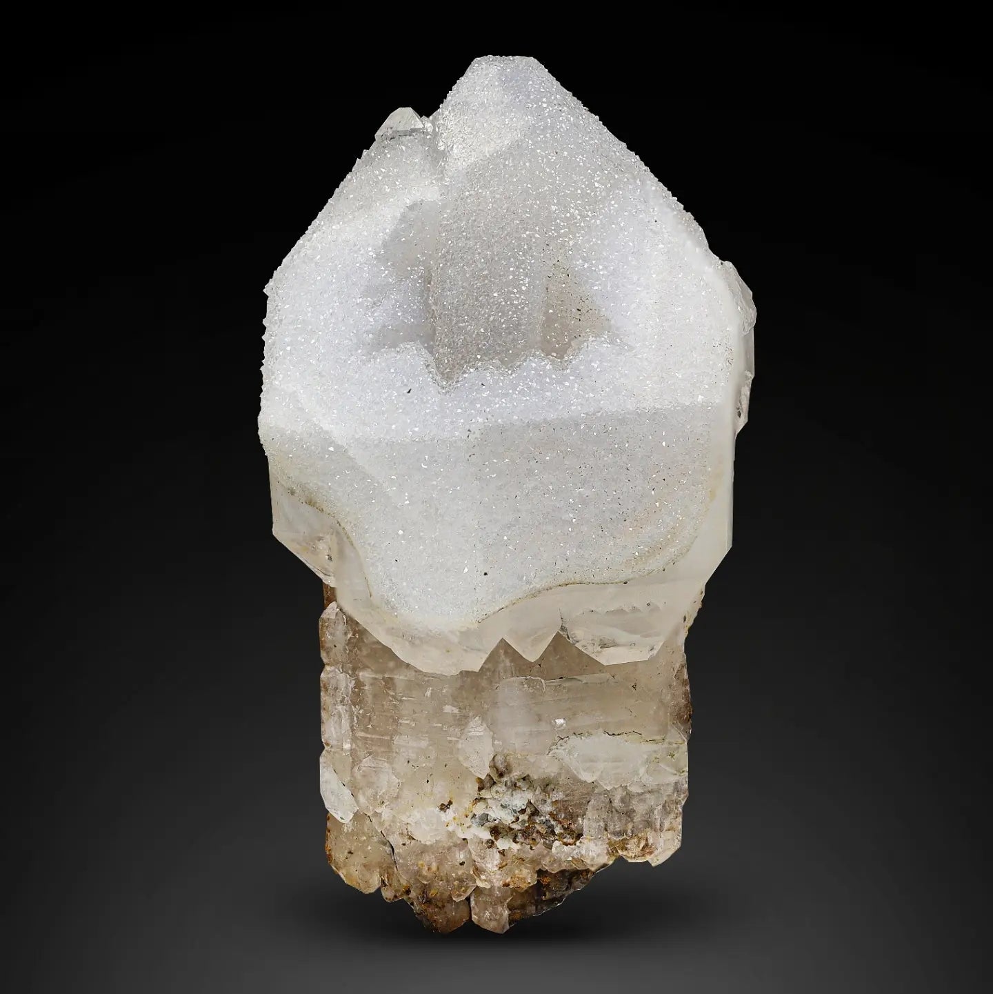 attractive specimen of Droozy scepter Quartz on matrix from Pakistan
