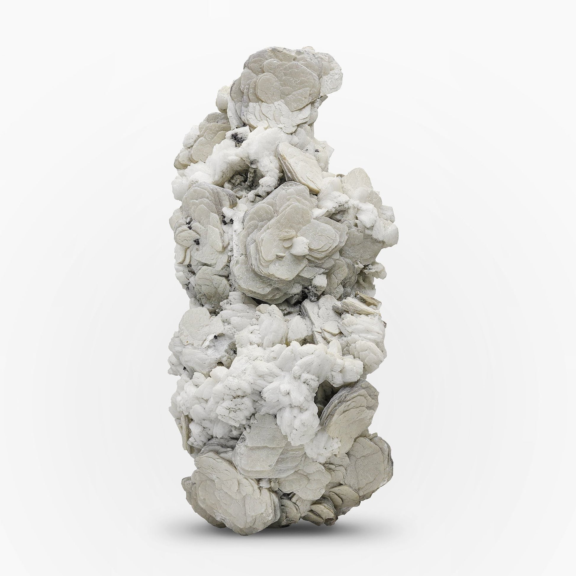 Muscovite Mica Crystal Aggregate On Albite From Pakistan