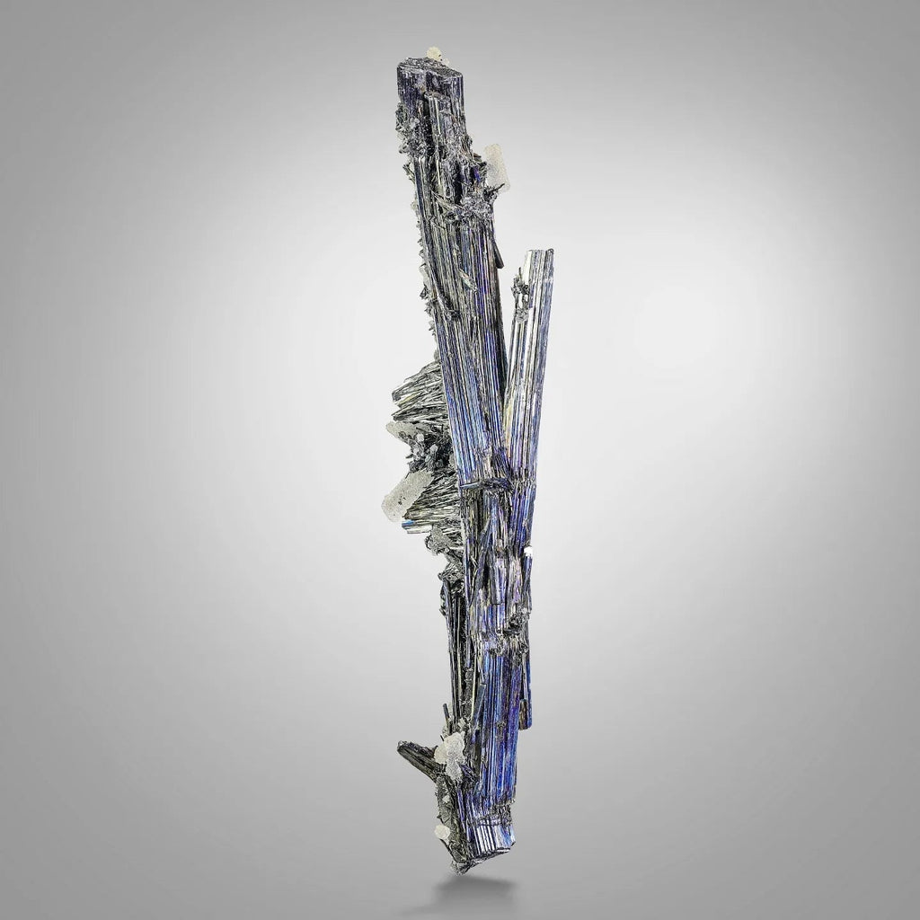 Rare and Unique Antimonite Crystal Cluster From Pakistan
