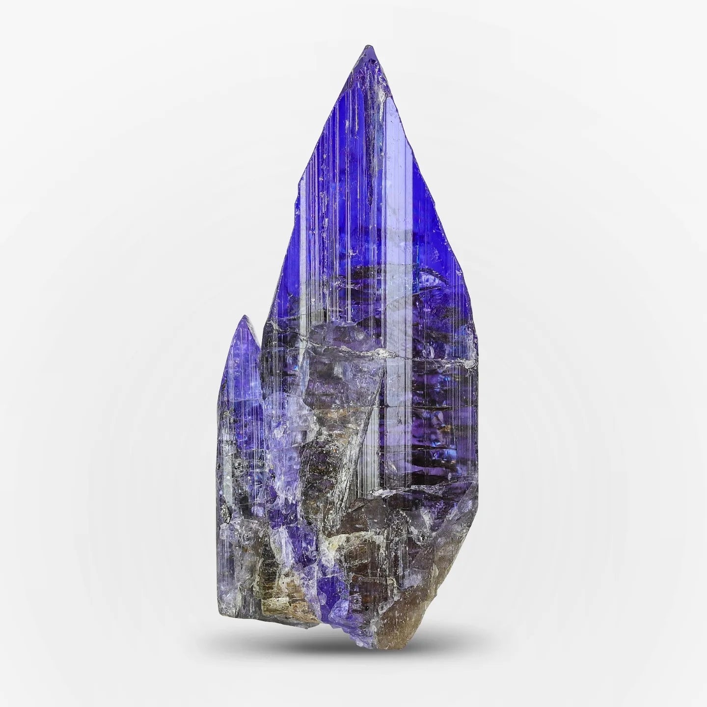 Electric blue color Stone Tanzanite crystal from Tanzania