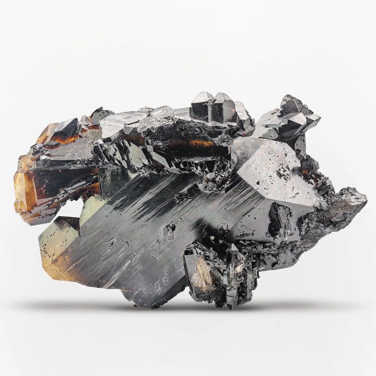 cabinet of Faden Quartz aggregate with Iron oxide coating from Pakistan