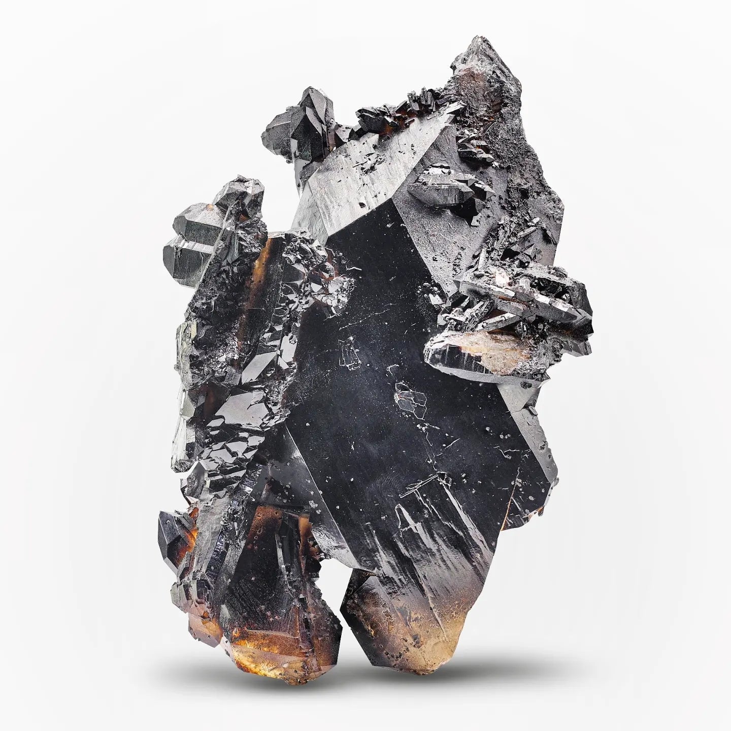 cabinet of Faden Quartz aggregate with Iron oxide coating from Pakistan