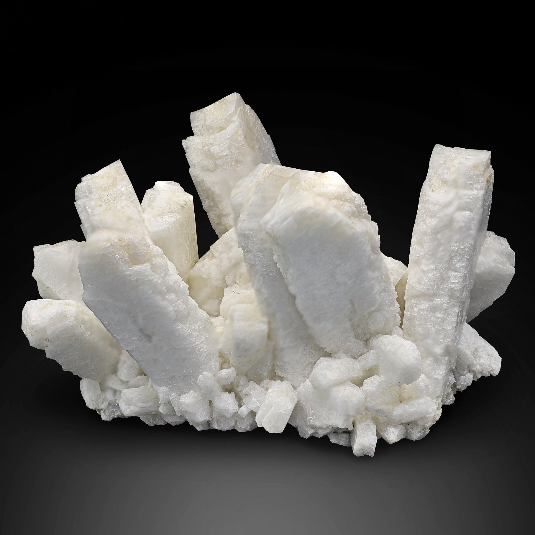Artistic Cluster Specimen of Microcline Feldspar Crystals from Pakistan